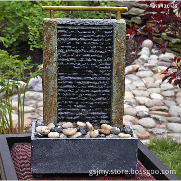 water ripple slate garden fountain